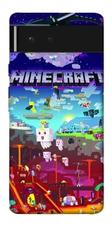 Чехол на Google Pixel 6 Minecraft world фото 1 из 1