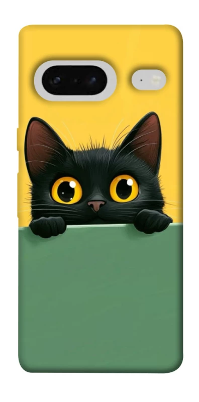 Чехол на Google Pixel 7 Black cat v2 фото 1 из 1