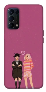 Чохол на Oppo Reno 5 4G Raven & Rainbow Wednesday фото 1 з 1