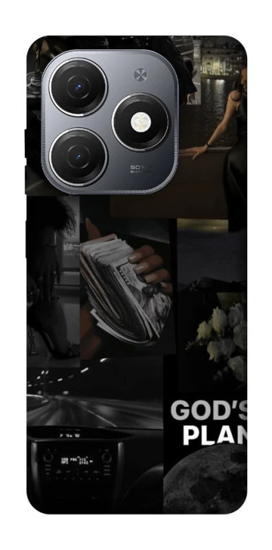 Чехол на TECNO Spark 20 God's plan фото 1 из 1