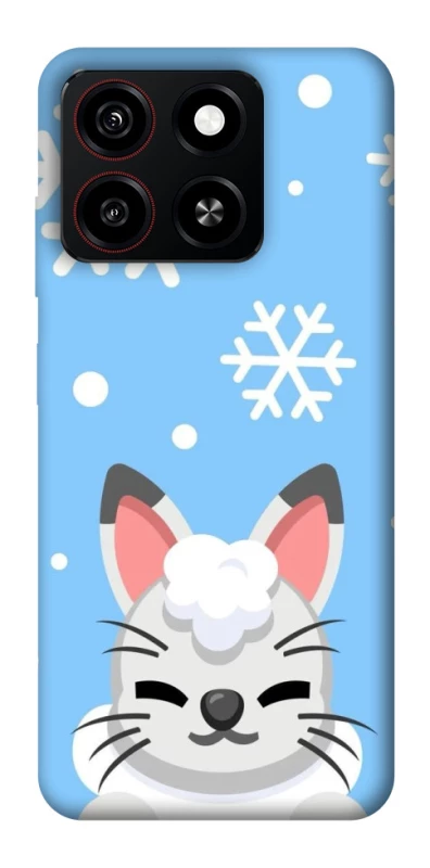 Чохол на ZTE Blade A35 4G Adopt Me Snow Kitty Smile фото 1 з 1
