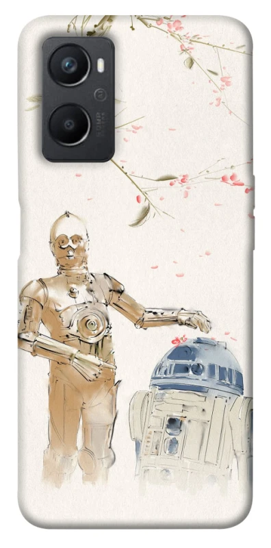 Чехол на Oppo A96 Star Wars robots фото 1 из 1