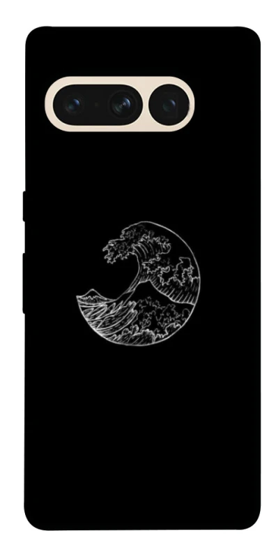 Чехол на Google Pixel 7 Pro Black tsunami фото 1 из 1
