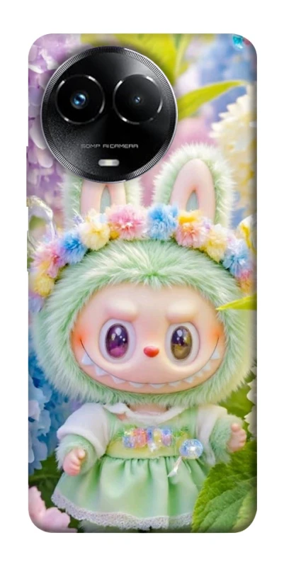 Чохол на Realme C67 4G Labubu & Flowers ver.2 фото 1 з 1