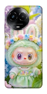 Чехол на Realme C67 4G Labubu & Flowers ver.2 фото 1 из 1