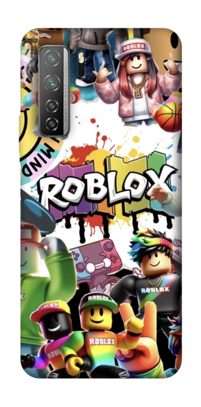 Чохол на Huawei Nova 7 SE Roblox Characters Collage фото 1 з 1