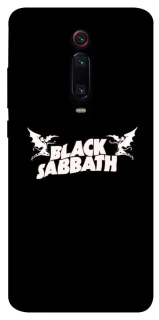Чехол на Xiaomi Redmi K20 / K20 Pro / Mi9T / Mi9T Pro Black Sabbath logo ver.2 фото 1 из 1