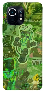 Чехол на Xiaomi Mi 11 Dandysworld tv green theme фото 1 из 1
