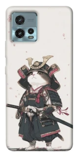 Чохол на Motorola Moto G72 Samurai Cat Warrior фото 1 з 1