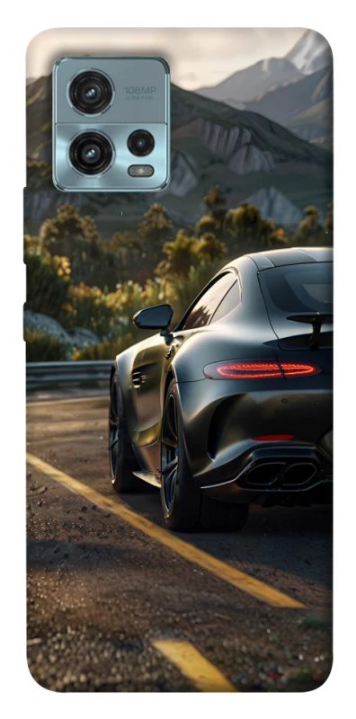 Чехол на Motorola Moto G72 Car in the mountains фото 1 из 1