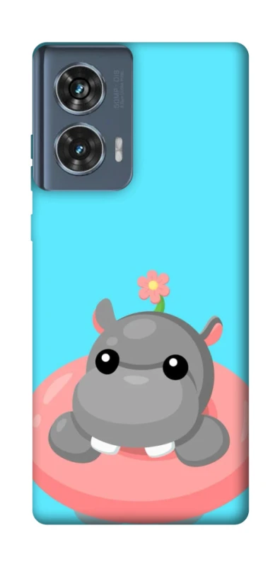 Чохол на Motorola Edge 50 Adopt Me Hippo Floatie фото 1 з 1