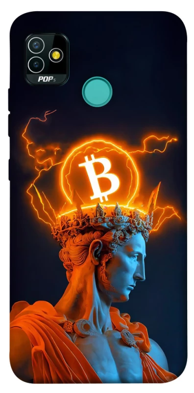 Чохол на TECNO POP 5 Bitcoin God фото 1 з 1