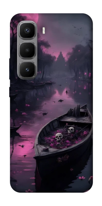 Чохол на Infinix Hot 60 Pro+ Boat and flamingo фото 1 з 1