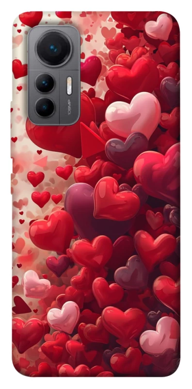 Чохол на Xiaomi 12 Lite Many hearts фото 1 з 1