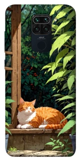 Чохол на Xiaomi Redmi Note 9 / Redmi 10X red cat фото 1 з 1