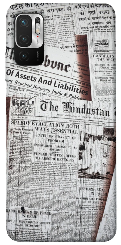 Чохол на Xiaomi Poco M3 Pro 4G / 5G Газети фото 1 з 1