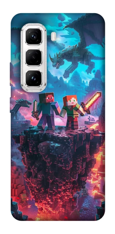 Чохол на Infinix Hot 50 Pro Minecraft v3 фото 1 з 1