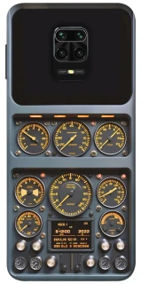 Чехол на Xiaomi Redmi Note 9s / Note 9 Pro / Note 9 Pro Max Airplane instrument panel фото 1 из 1
