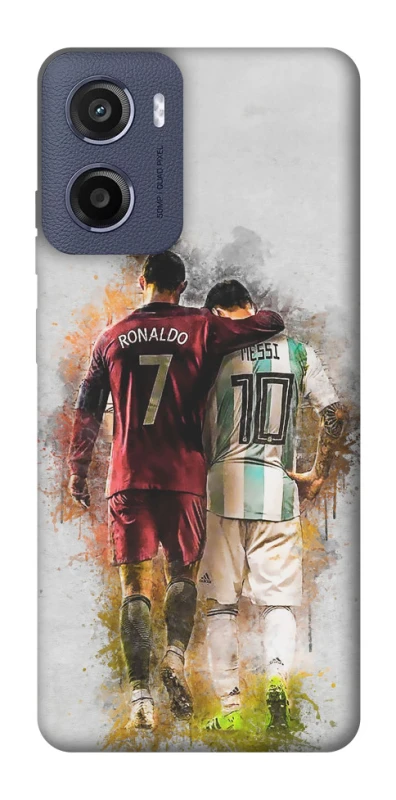 Чохол на Motorola Moto E15 Ronaldo та Messi фото 1 з 1