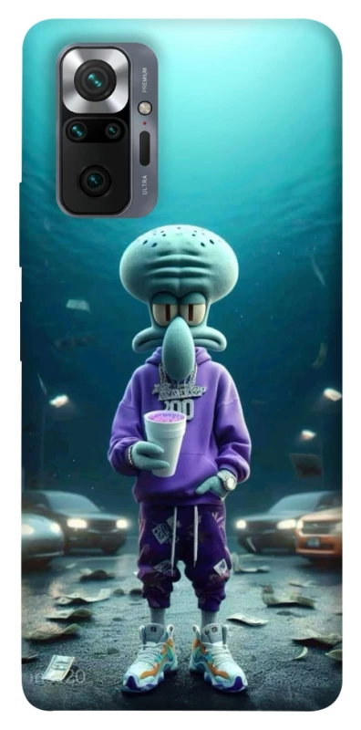 Чехол на Xiaomi Redmi Note 10 Pro Сквидвард фото 1 из 1