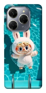Чехол на TECNO Spark 20 Pro Labubu in the pool ver.2 фото 1 из 1