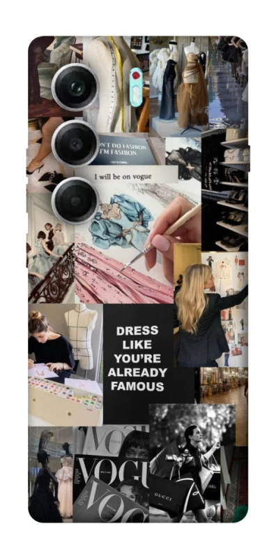Чохол на Tecno Camon 40 Pro 5G Fashion collage ver.11 фото 1 з 1
