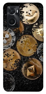 Чехол на Oppo A76 4G Many coins v2 фото 1 из 1