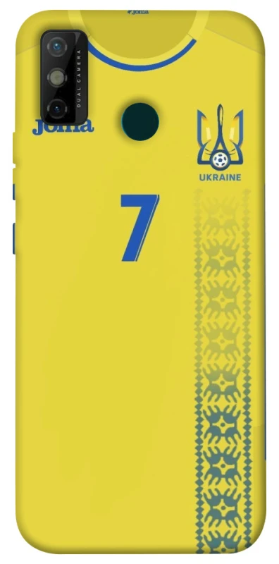 Чехол на TECNO Spark 6 Go UA-Football ver.3 фото 1 из 1