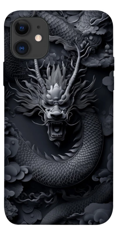 Чехол на Apple iPhone 11 (6.1") black dragon фото 1 из 1