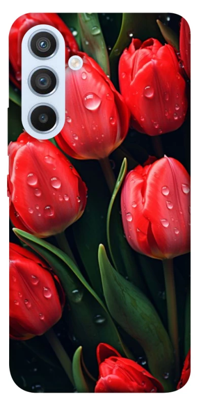 Чехол на Samsung Galaxy A54 5G Красные тюльпаны фото 1 из 1