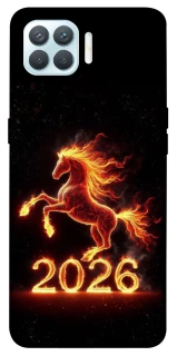 Чехол на Oppo F17 Pro Red Fire Horse ver.1 фото 1 из 1