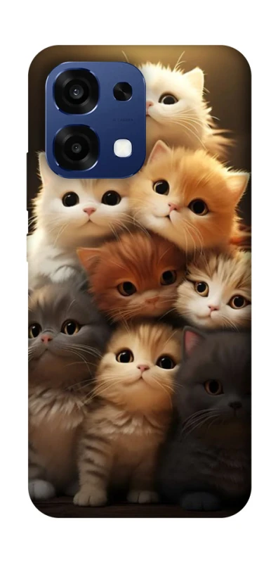 Чехол на Oppo A6 Pro 4G/5G Чехол Kittie Love v2 фото 1 из 2