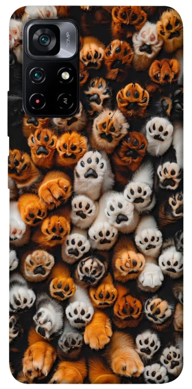 Чохол на Xiaomi Poco M4 Pro 5G Сat paws фото 1 з 1