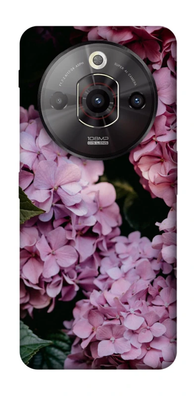 Чохол на ZTE Nubia Focus Pro Рожеві гартензії фото 1 з 1