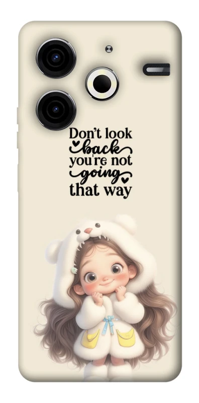 Чохол на TECNO Pova 6 Neo (LI6) Don't look back фото 1 з 1