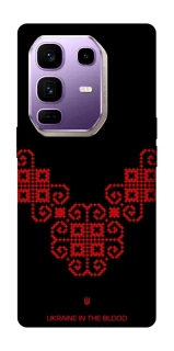 Чохол на Infinix Note 50 Pro+ Чорно-червона вишиванка фото 1 з 1