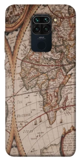 Чехол на Xiaomi Redmi Note 9 / Redmi 10X Карта путешествий фото 1 из 1