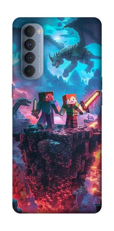 Чохол на Oppo Reno 4 Pro Minecraft v3 фото 1 з 1