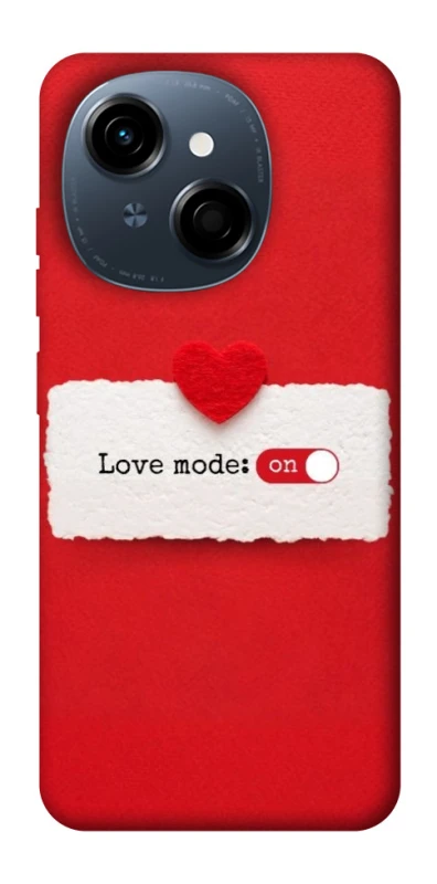 Чохол на TECNO Spark Go 1 Love Mode ON фото 1 з 1