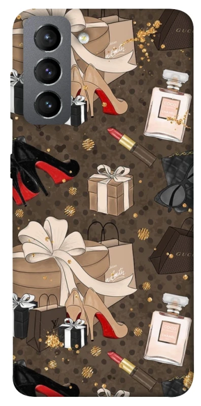 Чехол на Samsung Galaxy S21 FE Fashion collage ver.1 фото 1 из 1