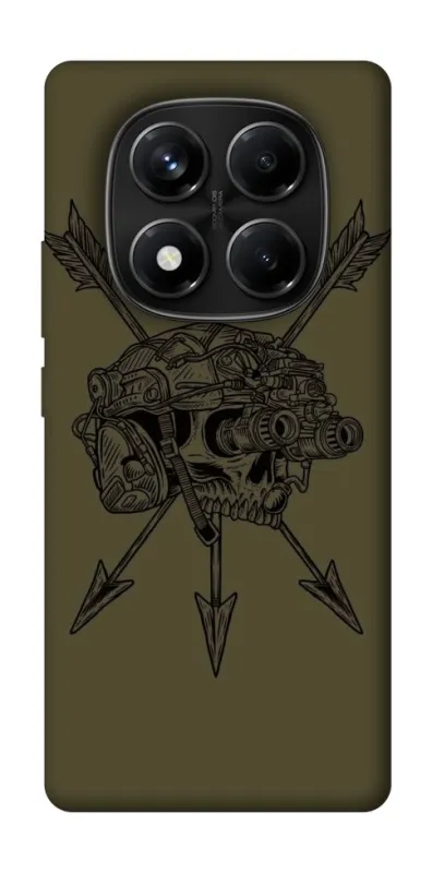 Чохол на Xiaomi Redmi Note 14 Pro 4G Mil skull фото 1 з 1