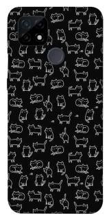 Чохол на Realme C21 Black Cats фото 1 Чохол на Realme C21 Black Cats фото 1 з 1