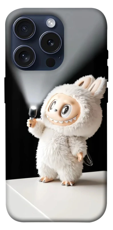Чохол на Apple iPhone 15 Pro (6.1") Labubu with flashlight ver.2 фото 1 з 1