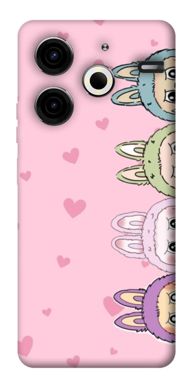 Чохол на TECNO Pova 6 Neo (LI6) All Labubu 4 фото 1 з 1