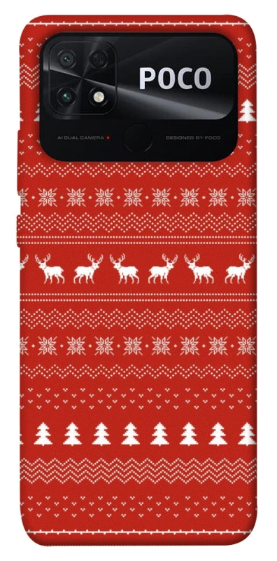 Чохол на Xiaomi Poco C40 Новорічний v12 фото 1 з 1