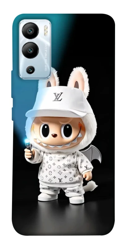 Чохол на Infinix Hot 12i Labubu with flashlight ver.1 фото 1 з 1