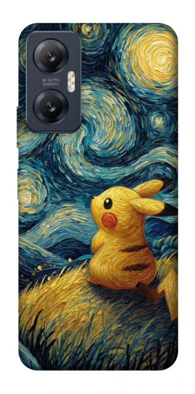 Чохол на Infinix Hot 20 5G Pikachu and Van Gogh фото 1 з 1