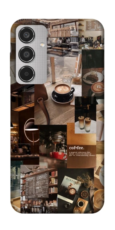 Чохол на Samsung Galaxy M35 Coffee collage ver.2 фото 1 з 1