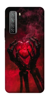 Чехол на Huawei Nova 7 SE Heart in the hands of a skeleton фото 1 из 1
