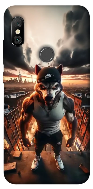 Чехол на Xiaomi Redmi Note 6 Pro Волк фото 1 из 1